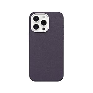 OtterBox Series Symmetry Cactus Leather MagSafe Phone Case (Plum Luxe, iPhone 15 Plus/Pro) $9.99 + Free Shipping w/ Prime