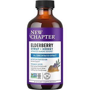 10.24-Oz New Chapter Black Elderberry Immune Defense Syrup $10.90 w/ Subscribe & Save