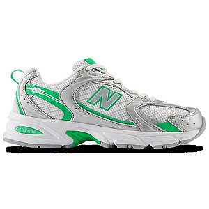 New Balance Women's 530 Shoes (Green Apple/Silver Metallic/White) $35 + Free Shipping