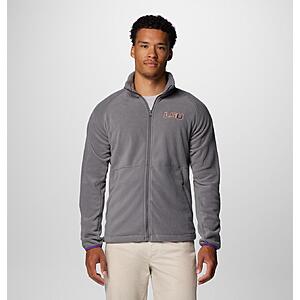 Columbia Men's Collegiate Flanker IV Fleece Jacket (LSU, City Grey/Vivid Purple) $26 + Free Shipping