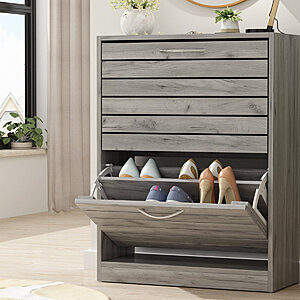 10-Pair Latitude Run Shoe Storage Cabinet (2 Colors) $55.99 + Free Shipping