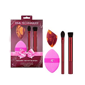4-Piece Real Techniques Merry Must-Haves Brush & Sponge Holiday Gift Set $10.49 + Free Shipping w/ Prime or on $35+