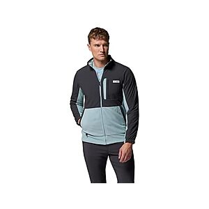 Columbia Men's PFG Uncharted Fleece Full Zip Jacket (Shark/Crushed Blue, Size XL) $23.99 + Free Shipping w/ Prime