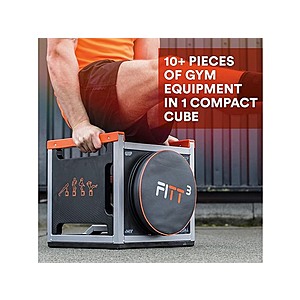 FITT Cube Total Body Workout High Intensity Interval Training Machine w/ 2 Cords & 3 Bands (Various) $39.99 + Free Shipping w/ Prime