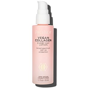 1.7-fl-oz Pacifica Beauty Vegan Collagen SPF 30 Sunscreen Every Day Face Lotion $5.25 w/ S&S