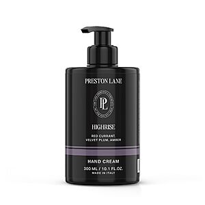 10.1-Oz Preston Lane Luxury Hand Cream (Highrise) $7.60 + Free Shipping w/ Prime or on $35