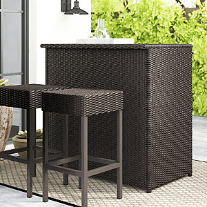 3-Piece Arlmont & Co. Hanya Metal Bar Set (Dark Brown) $175.99 + Free Shipping