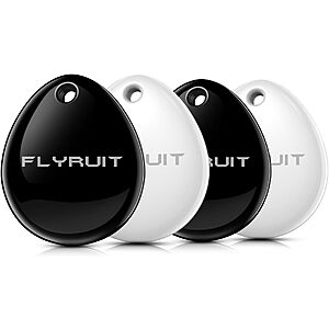 Prime Members: 4-Pk FLYRUIT Find My Certified Bluetooth Tracker Tags (iOS Only) $10 + Free S&H