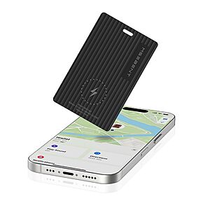 MSEBENT Apple MFi Certified Wallet Tracker Card w/ Wireless Charging $8.50 