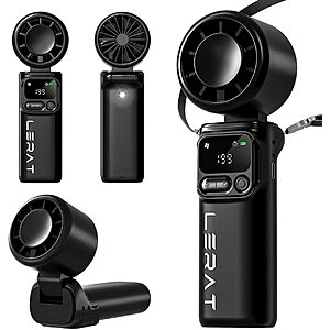 Lerat 3-in-1 Portable Handheld Turbo Fan