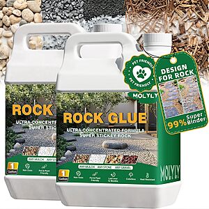 2-Gallon MOLYLY Rock Glue Mulch Glue & Gravel Binder