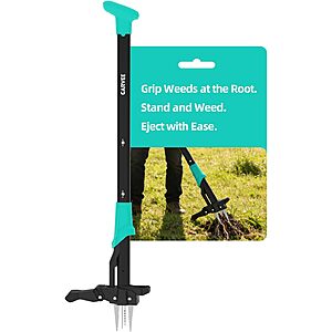 40" Garvee Stand-Up Weed Puller w/ 4-Claw Ejector
