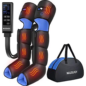MUSUGY Full Leg Air Compression Massager $65 + Free S&H