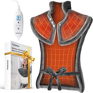 24" x 33" Yokimisu Weighted Wearable Electric Heating Pad (2 Colors) $20 + Free S&H