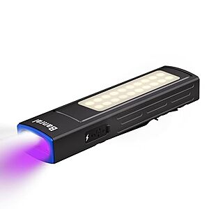Banral 4-in-1 Rechargeable EDC Flashlight w/ UV, COB & Signal Lights