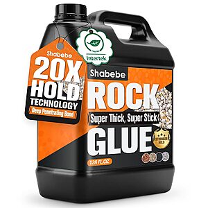 1-Gallon Shabebe Ultra-Stick Rock Glue & Mulch Bond Gravel Binder $14.20 w/ S&S