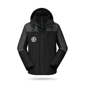 CAMELSPORTS Men's 3-in-1 Hooded Mountain Ski Jacket $25 + Free S&H