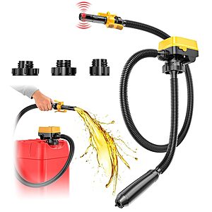 Ecarke Cordless 3.2 GPM Fuel Transfer Pump (DeWalt 20V & Milwaukee 18V Comp.) $38 + Free S&H