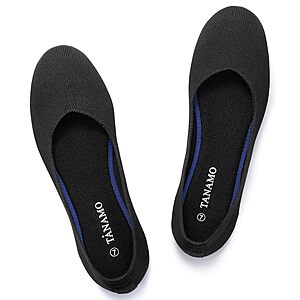 Tanamo Women's Knit Slip-On Ballet Flat Shoes (various)