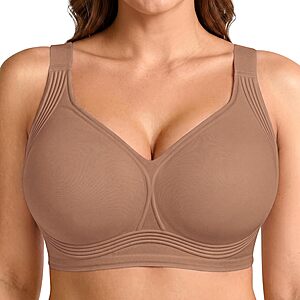 Xcutting Women's Wire-Free Full Coverage Push-Up Jelly Bra (Various)