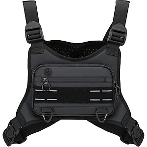 Muserise Men's Sports Running Chest Bag w/ Phone Holder (various colors)