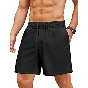 PINSPARK Men's 7" Quick Dry Running Shorts (2 Colors)