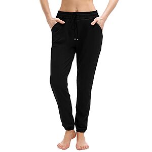 Walifrey Women's High Rise Drawstring Joggers w/ Pockets (Various)