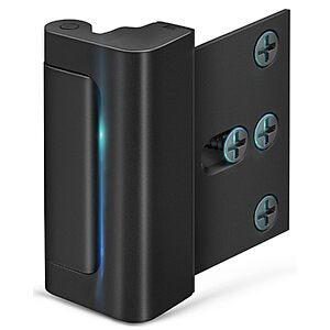 Prime Members: EVERPLUS Home Door Reinforcement Lock (Black) $6.50 + Free S&H