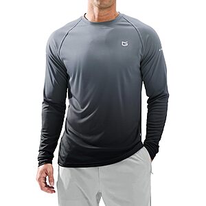 G Gradual Men's UPF 50+ Long Sleeve Rash Guard Shirt (various)