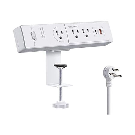 6-ft Sureance 50W Desk Clamp Power Strip & Fast Charging Station w/ USB-C & USB-A $16.99 + Free Shipping w/ Prime