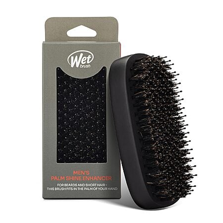 Wet Brush Men's Palm Shine Enhancer Detangling Hair Brush w/ IntelliFlex Boar Bristles (Black) $7.61 + Free Shipping w/ Prime or on $35+