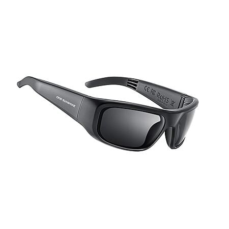 Lightning Deal: OhO Smart Polarized Bluetooth Speaker UV Protection Glasses w/ Voice Control (Grey) $9.99 + Free Shipping w/ Prime or on $35+