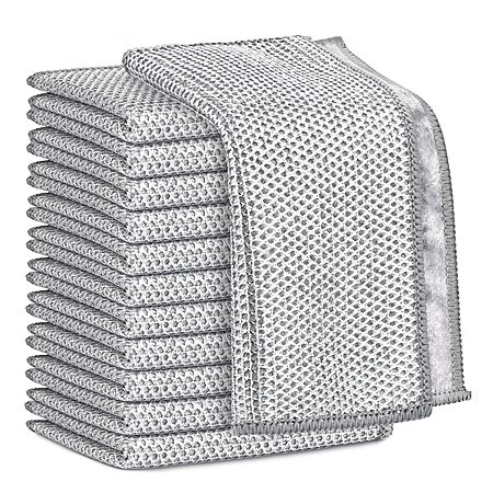 Prime Members: 12-Pack Aidea Non Scratch Wire Dishcloth Cleaning Pads (Silvery) $3.99 ($0.33 each) + Free Shipping