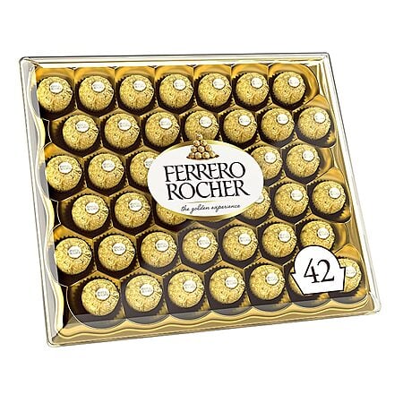 42-Count 18.5-Oz Ferrero Rocher Fine Hazelnut Milk Chocolates Gift Box $17.37 + Free Shipping w/ Prime or on orders over $35