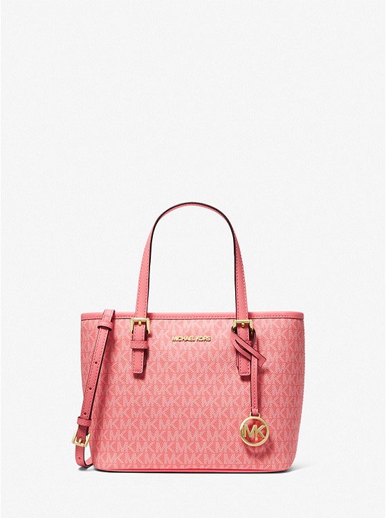 Michael Kors Jet Set Travel Top Zip Tote Bag w Extra Small Logo