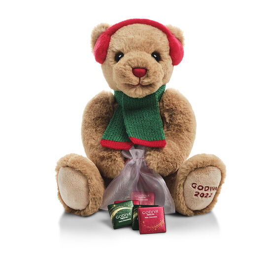 Godiva Limited Edition 2022 Holiday Plush Bear $15.20 + Free Shipping $25+