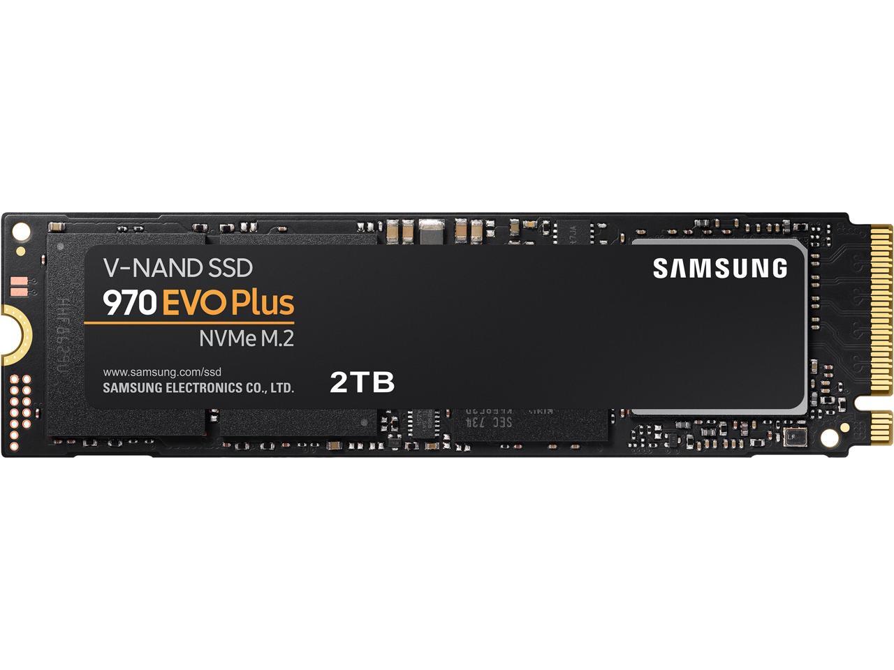 2TB Samsung 970 EVO Plus NVMe M.2 2280 V-NAND Internal Solid State Drive SSD $120 + Free Shipping
