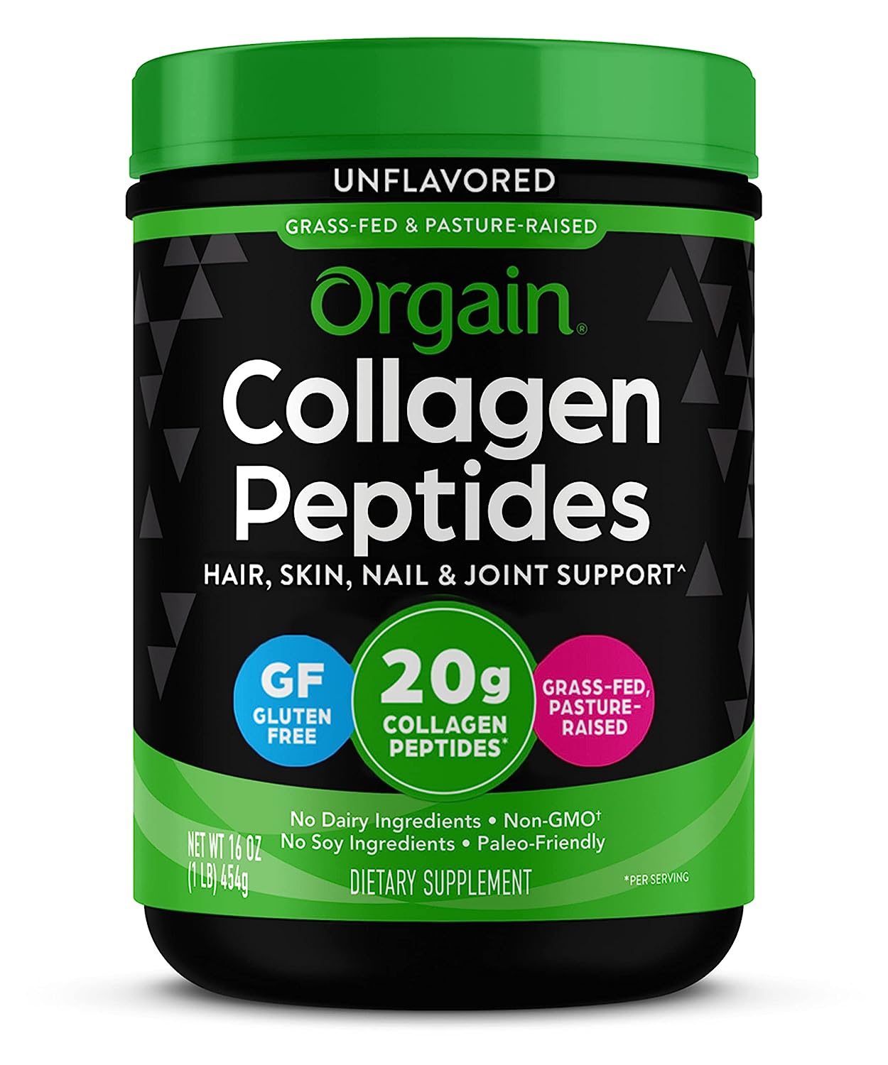 1-Lb Orgain Hydrolyzed 20g Collagen Peptides Powder (Unflavored) $17.20 w/ S&S + Free Shipping w/ Prime or Orders $25+