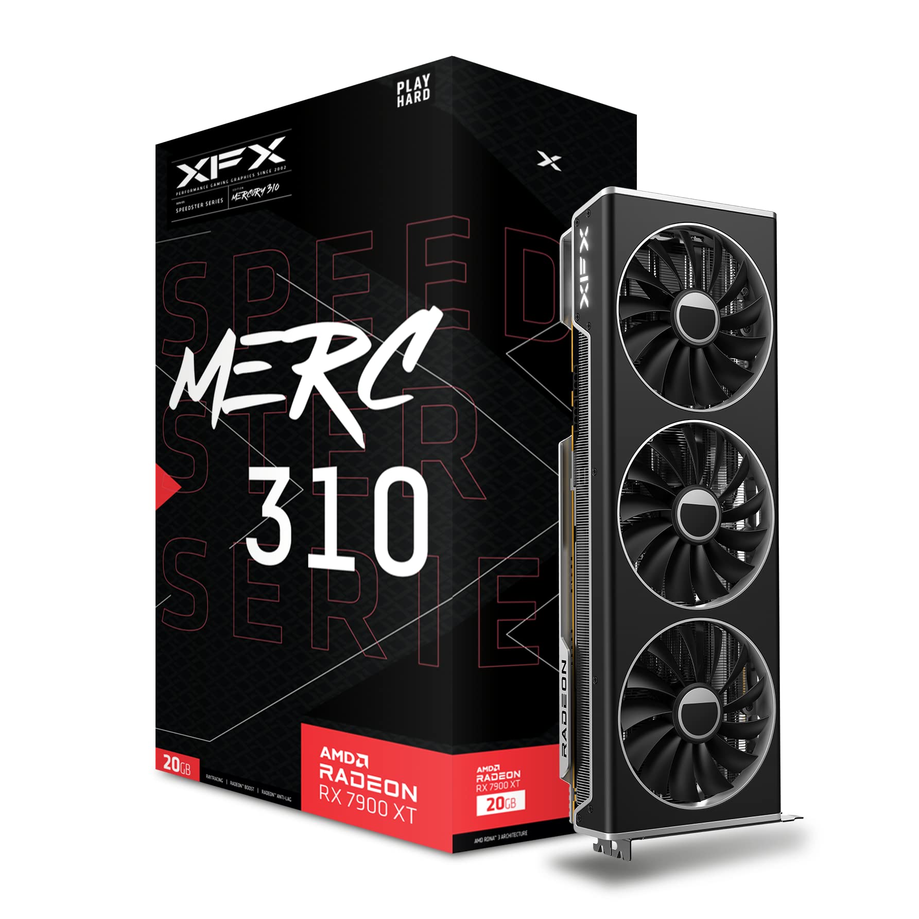 XFX Speedster Merc310 AMD Radeon RX 7900XT 20GB GDDR6 Black Gaming Graphics Card $705 + Free Shipping