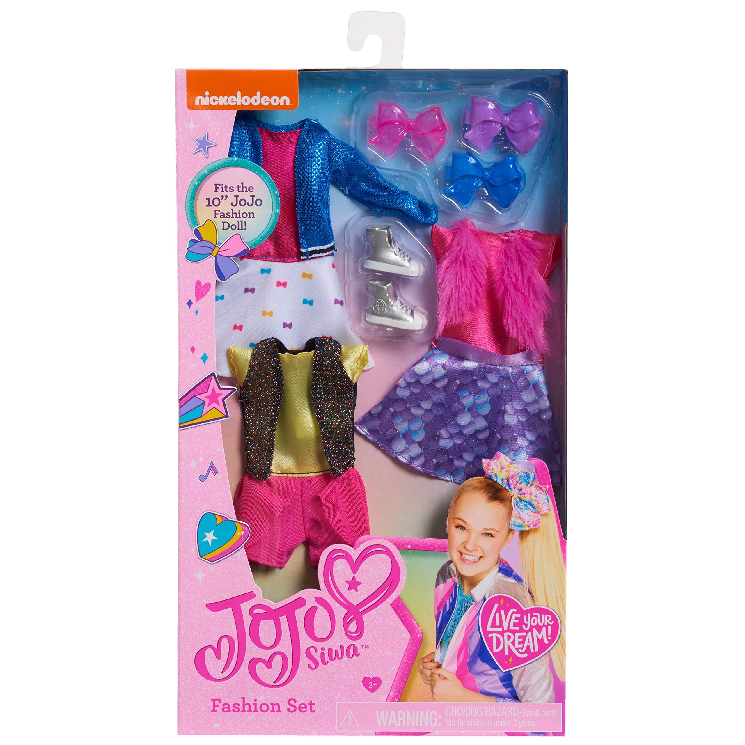 Amazon Prime Members: JoJo Siwa Multipack Outfits: 3 Outfits & 3 Bow