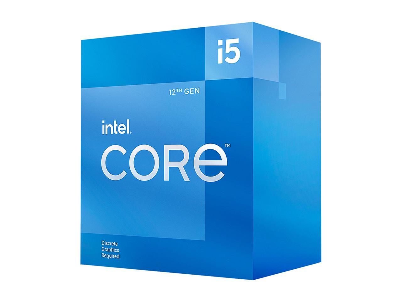 Intel Core i5-12400F Desktop Processor + Intel Screwdriver (Blue) $140 + Free Shipping