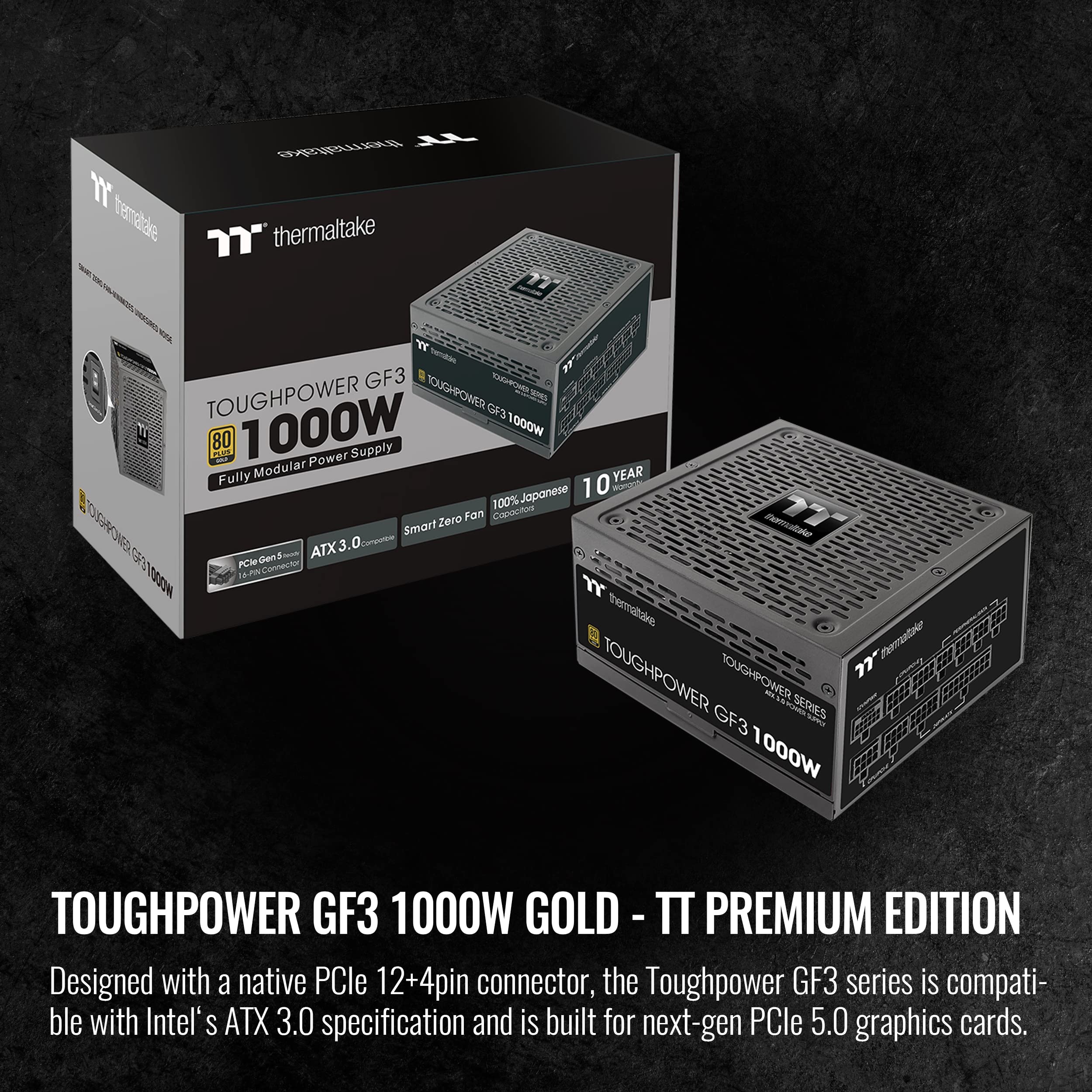 1000W Thermaltake Toughpower GF3 Fully Modular 80+ Gold ATX Power Supply $140 + Free Shipping