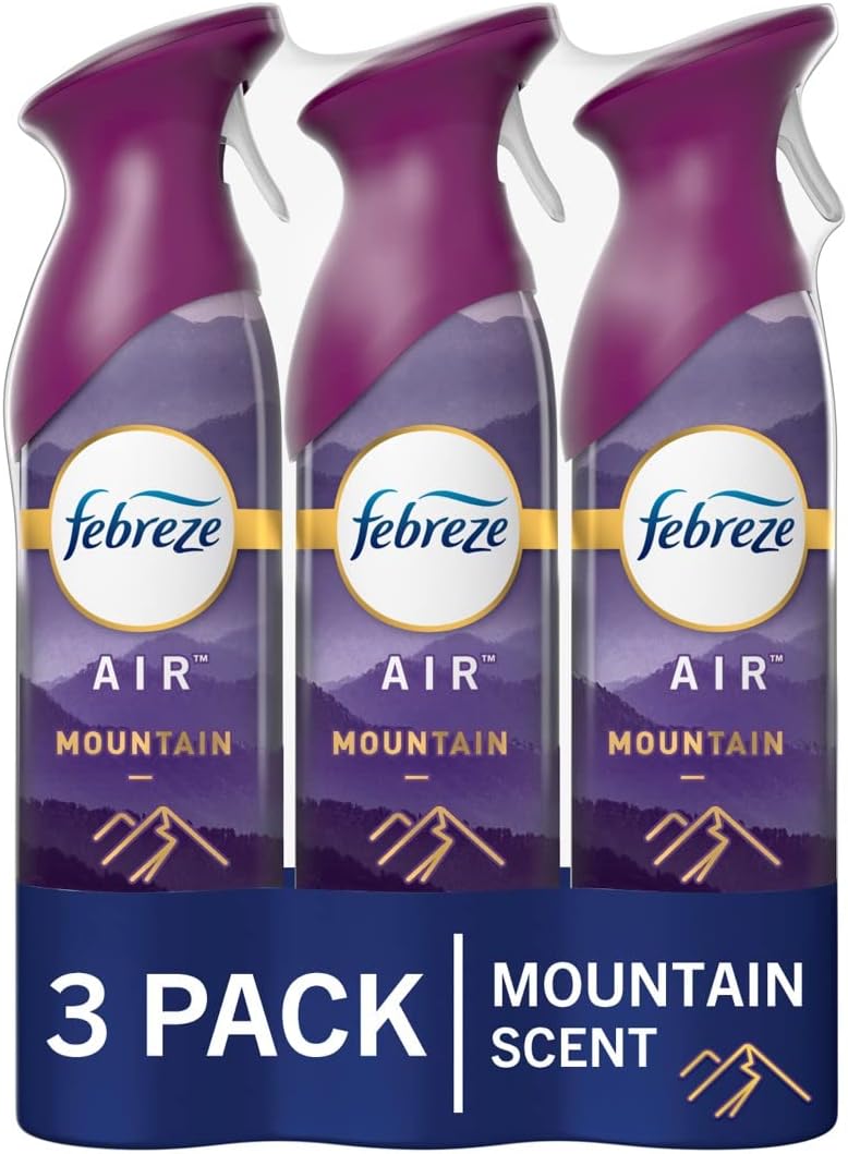 3-Pack 8.8-Ounce Febreze Air Freshener Spray (Mountain Scent) $6.89 ($2.30 each) w/ S&S + Free Shipping w/ Prime or on $35+