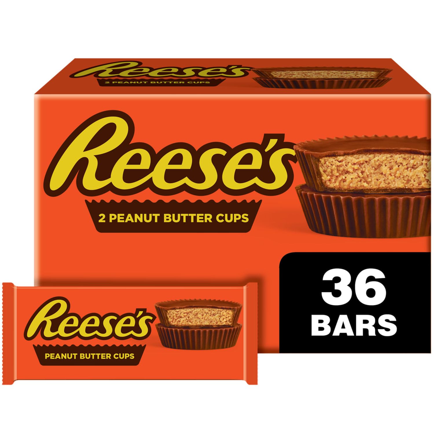 36-Count 1.5-Ounce Reese's Milk Chocolate Peanut Butter Cups $21.84 w/ S&S + Free Shipping w/ Prime or on $35+