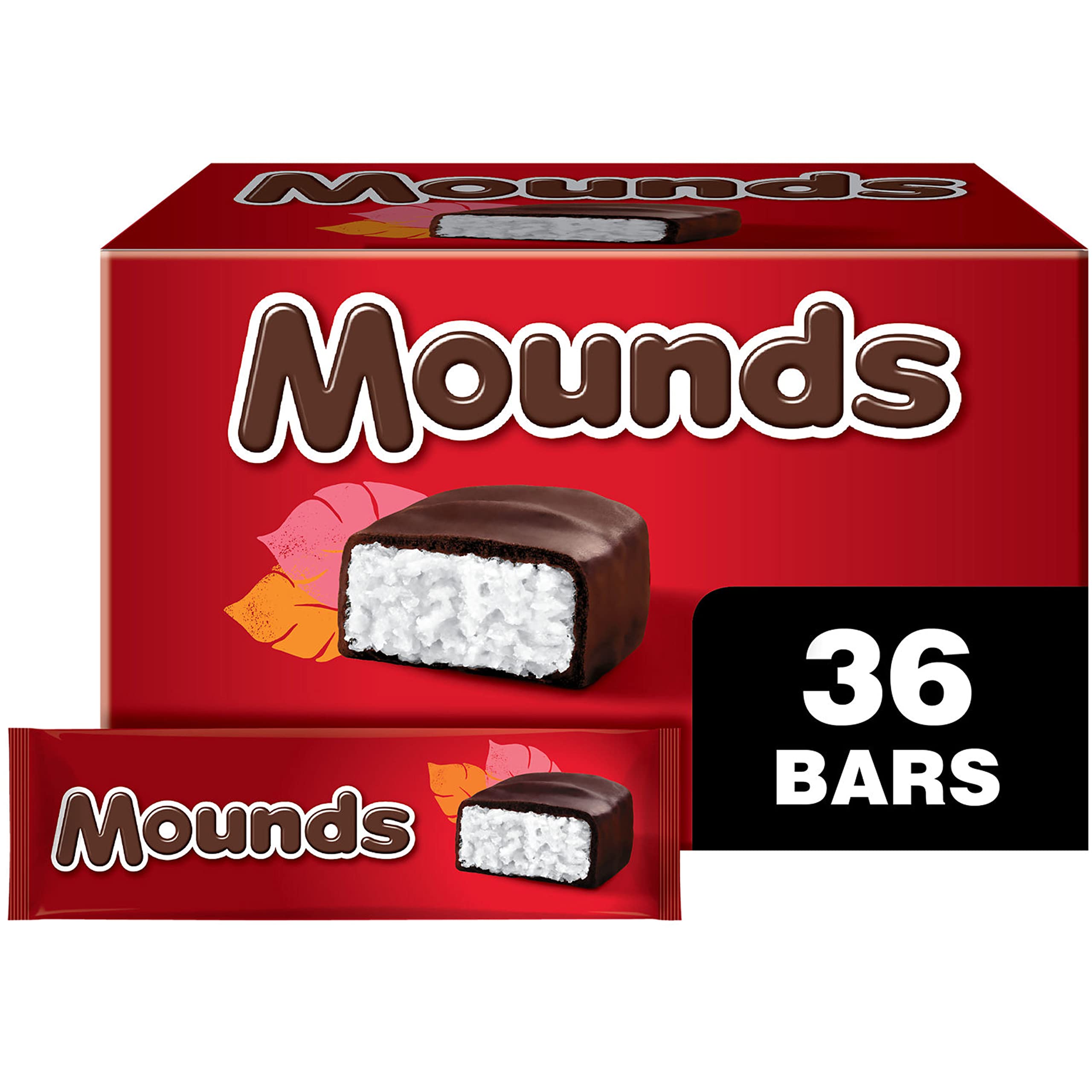 36-Count 1.75-Ounce Mounds Dark Chocolate & Coconut Candy Bars $14.95 + Free Shipping w/ Prime or on $35+