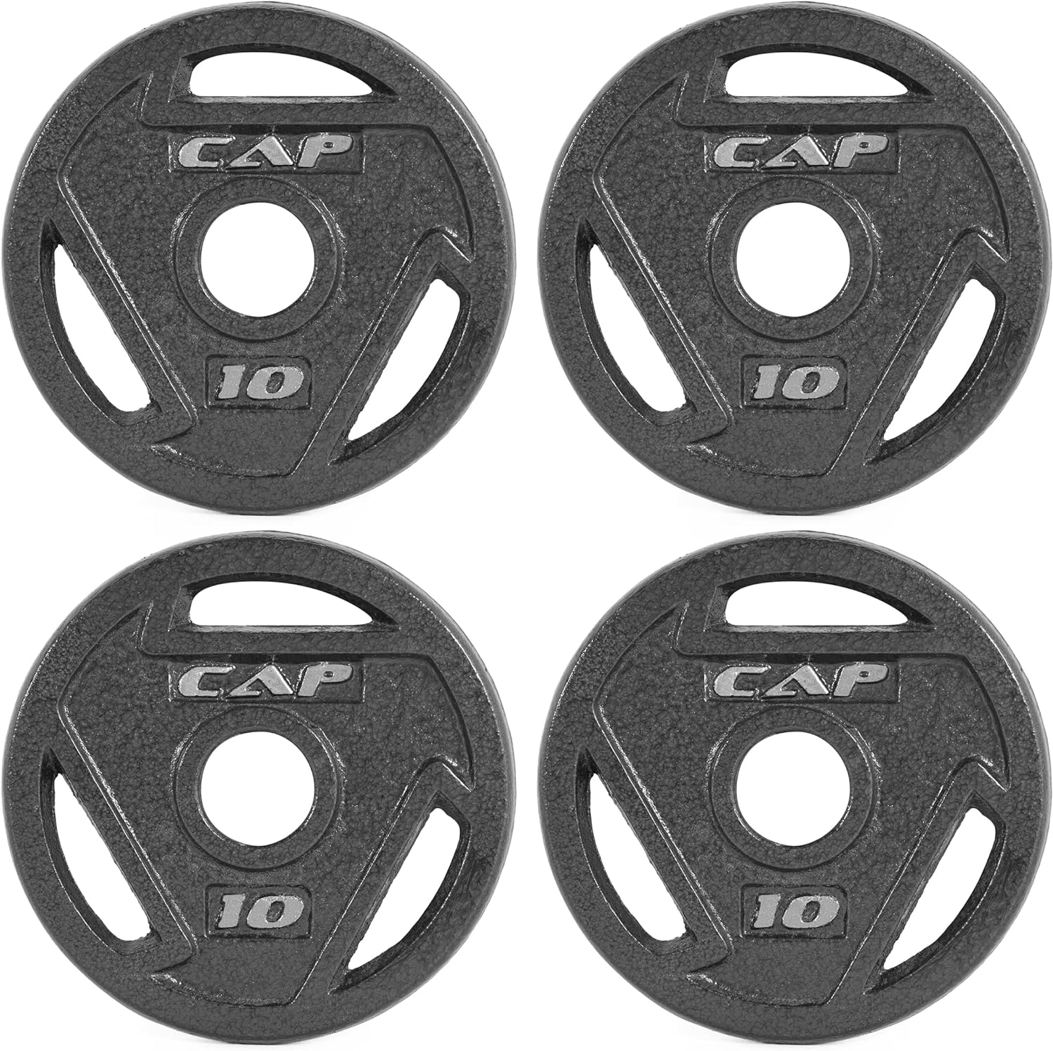 4-Pack 10-lb CAP Barbell 2" Olympic Grip Weight Plate Set $35.22 ($8.81 Each) + Free Shipping
