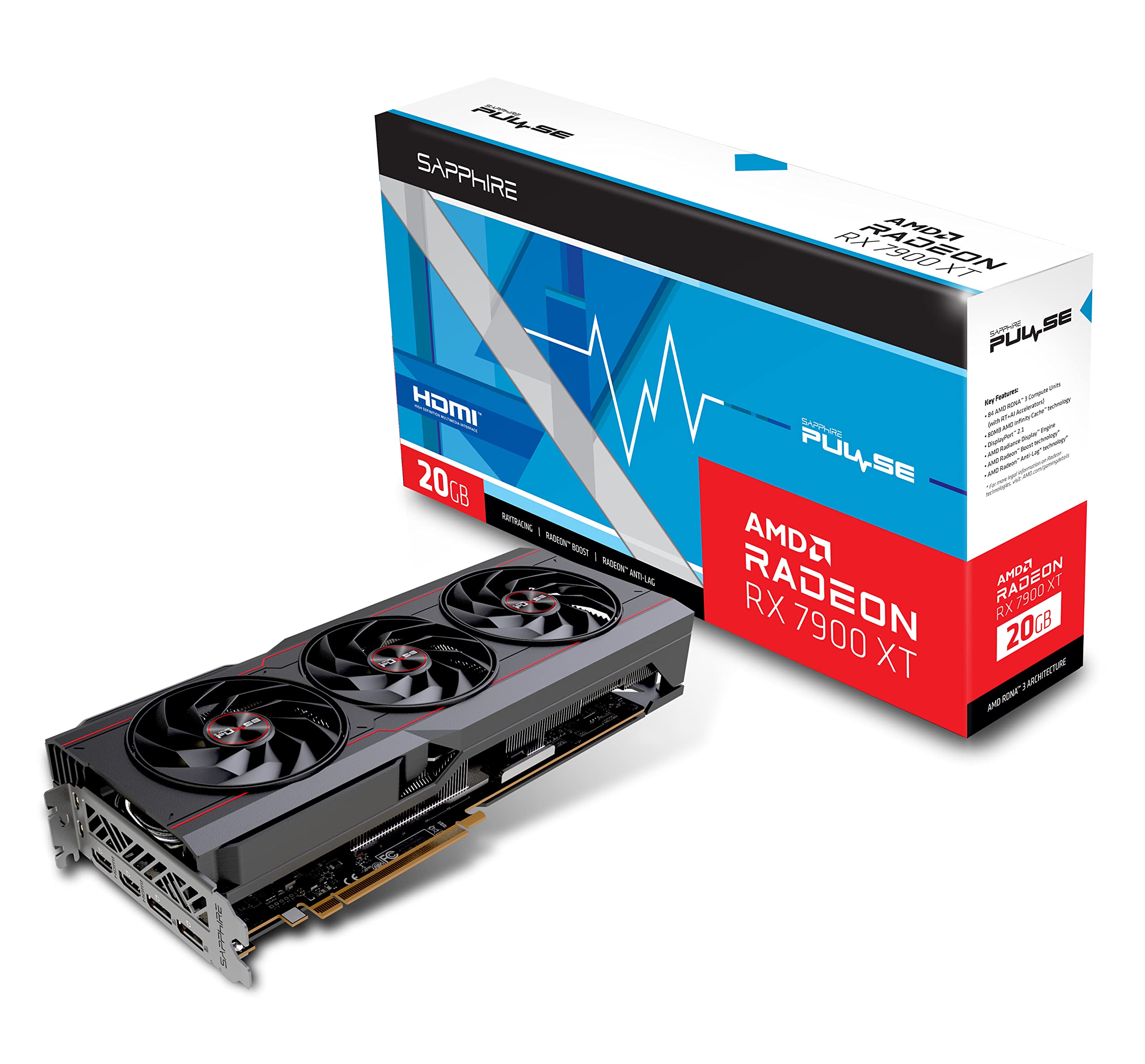Sapphire Pulse AMD Radeon RX 7900 XT Gaming Graphics Card $670 + Free Shipping