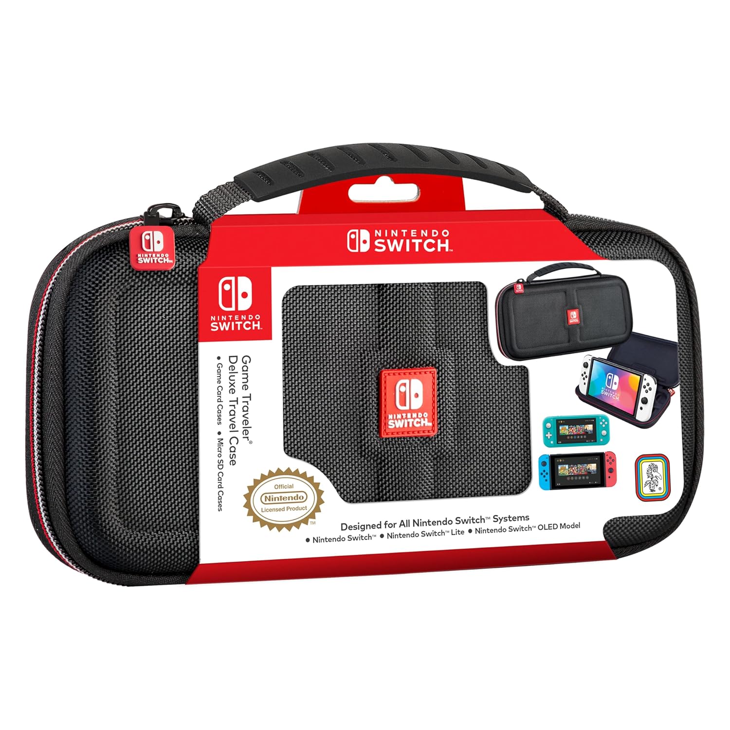 RDS Industries Nintendo Switch Game Traveler Deluxe Travel Case (Black) $10 + Free Shipping w/ Prime or on $35+