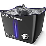 101-oz Kastty Whisper Quiet Cat Water Fountain w/ LED Light and Filter $19.59 + Free Shipping