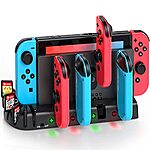 KDD Nintendo Switch Controller Charging Dock Station Extension (Switch or OLED) $12.30
